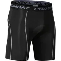 Blusmart Radlerhose Gepolsterte Radunterwäsche für Damen und Herren (Stoßfest, atmungsaktiv, Schnelltrocknend, elastisch) Radsportshorts Fahrradhosen mit 4D Gel Sitzpolster