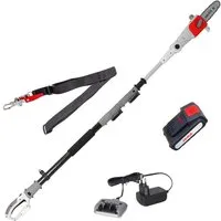 ikra GmbH Akku-Hochentaster ICPS 2020, bis 4 m Arbeitshöhe, (inkl. Akku & Ladegerät), 20 cm Sägelänge, bis 4m Arbeitshöhe, besonders leicht (3,7 kg)