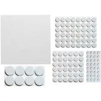 Reinex Filzgleiter MÖBELGLEITER SET 125-Stück selbstklebend Filzgleiter Stuhlgleiter 26, Ø10mm/15mm/20cm/38mm/20x20cm Filz Möbel Stuhl rund eckig