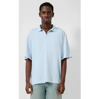 QS Kurzarmshirt Polo-Shirt Relaxed Fit Polo-Shirt im Leinenmix