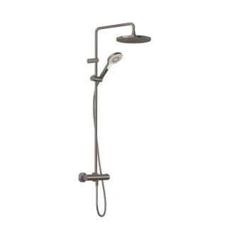KLUDI-DIVE Dive X 3S Thermostat Dual Shower System Brushed gunmetal PVD 69067N2-00