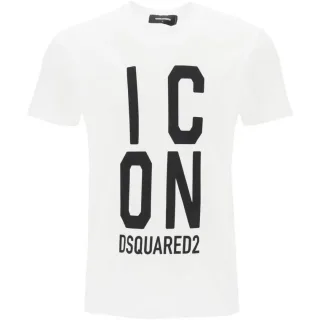 Dsquared2 Bold Icon Logo Cool Fit White T-Shirt