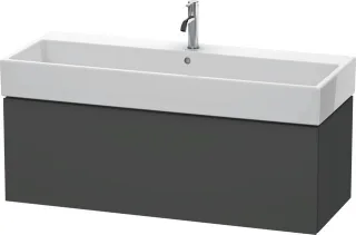 Duravit L-Cube Waschtischunterbau wandhängend Graphit Matt 1184x459x394 mm - LC617904949 LC617904949