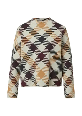 comma - Strickpullover beige|mehrfarbig - Gr. - 46