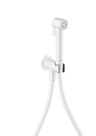 Hansgrohe Bidette Handbr. Axor Bidette Showers f.Kaltwasser rund m.Schlauch 1250mm mattweiss, 29240 29240700