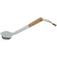 Michelino Reinigungsbürste Spülbürste mit Silikonborsten & Bambusgriff - 27 cm, (1-tlg)