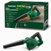 Parkside Akku-Laubbläser 20 VAkku-Universalgebläser PAUGB, Laubbläser ohne Akku und Ladegerät