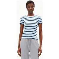 Armedangels T-Shirt KARDAA STRIPES Ripp-T-Shirt aus Bio-Baumwoll Mix Slim Fit