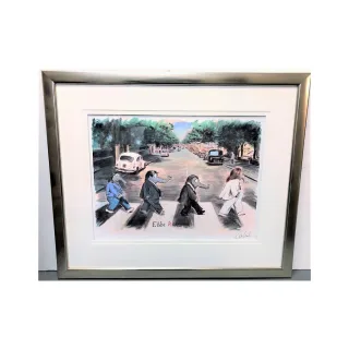 Otto Waalkes Original Siebdruck "Ebbi Rot" 2018 limitiert...
