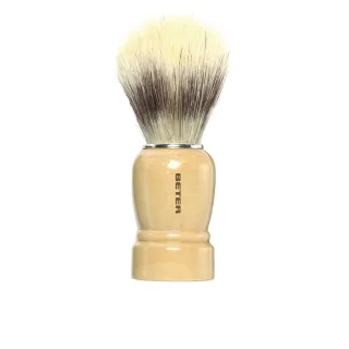Brocha De Afeitar Mango Madera Pelo Sintético