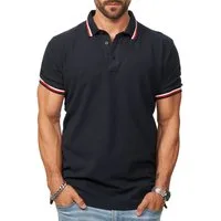 DAILY COTTON Poloshirt in Kurzarm als Polo T-Shirt aus 100% Baumwolle - Polo-Hemd für Herren Männer Polohemd im Regular-Fit in Piqué-Qualität