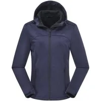 ATLASLAVA Softshelljacke Damen Wasserdicht Atmungsaktiv Leicht (1-St) Fleece Kapuze Übergangsjacke für Laufen Wandern