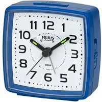 FILIUS zeitdesign Quarzwecker Reisewecker, Schlafzimmer, Beleuchtung, schleichende Sekunde, Snooze