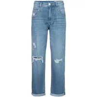 Herrlicher High-waist-Jeans 5825-D9705, Brooke High Waist Jeans mit Destroyed Finish Figurbetonende Abnäher