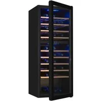 exquisit Weinkühlschrank WS2-78-GTE-160G, für 78 Standardflaschen á 0,75l,Für Weinliebhaber - stilvoll & perfekt temperiert für 78 Flaschen