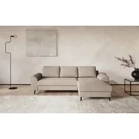 COTTA Ecksofa Terra L-Form, Breite 255 cm, wahlweise mit Bettfunktion