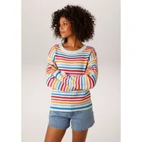 Aniston CASUAL Strickpullover mit farbenfrohen Ringeln