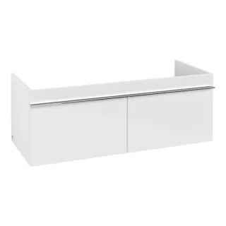Villeroy & Boch Venticello Unterschrank A93801DH 115,3x42x50,2cm, Griff Chrom, Glossy White