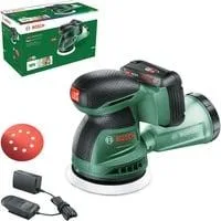 Akku-Exzenterschleifer EasyOrbit 18V-10, 18Volt grün, Li-Ionen Akku 2,0Ah, POWER FOR ALL ALLIANCE