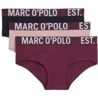 Marc O'Polo Panty Essentials (3er Pack) Baumwollmix, atmungsaktiv, Logo-Bund, hüftiger Sitz, weich, elastisch