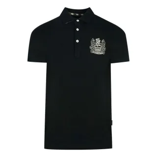 Aquascutum - "Aldis" Poloshirt für Herren/Damen Unisex (Schwarz)