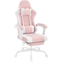 Woltu Gaming-Stuhl (1 St), mit Massagefunktion, ergonomisch, 150 kg, Netzstoff