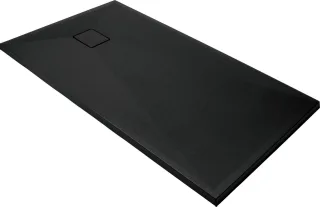 Neuesbad Rechteckig Duschwanne Schwarz Granit 140X70 CM NB1DEKQRN77B1