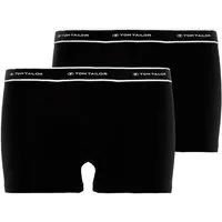 TOM TAILOR Boxershorts Kentucky (Packung, 2er Pack) weich, bequem, basic, eng, atmungsaktiv, Logobund, Baumwollmix