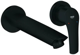 GROHE 2-Loch Waschtisch Unterputzarmatur Eurosmart 29338_3 FMS f 23571 A: 209mm matt black, 29338243 293382433