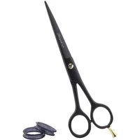 Haryali London Haarschere Haarschneideschere, hochwertige Friseurschere in Schwarz und Gold 6.5", (1 Stück, Öl einmal pro Woche), Scharfe und glatte Klinge für einen besseren Haarschnitt