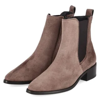 Paul Green Chelsea Boots - Gr. 36 - Braun - Rauleder