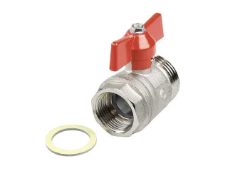 Tece floor Kugelhahn 3/4" Rp 3/4" x AG 1", inkl. Flachdichtung, 77381001 77381001