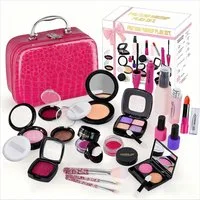 Ophy Kosmetik-Set Tragbarer Schminkkoffer für Kinder – Kosmetik-Spielzeug, mit Organizer-Box, für Mädchen von 3–8 Jahren, ideal für Partys & Rollenspiele