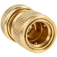 tecuro Schlauchverbinder Schlauchanschlussstück mit Stop für Schlauch 1/2 Zoll (13 mm)