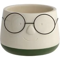 Annastore Übertopf Blumenübertöpfe in witzigem Design (Übertöpfe für Zimmerpflanzen), Blumentöpfe - Übertöpfe aus Keramik - Lustige Blumentöpfe
