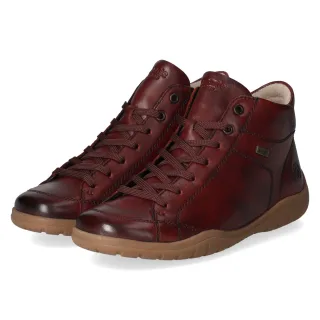 Remonte Schnürstiefeletten  Rot - Gr. 37 -  Textil