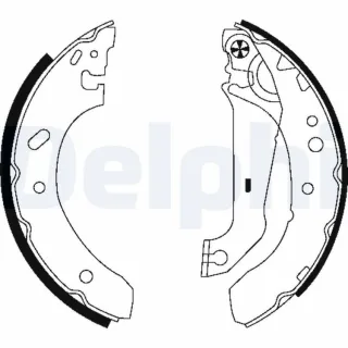 Delphi Bremsbacken hinten Ford Courier Escort Fiesta