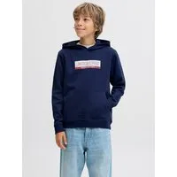 Jack & Jones Junior Kapuzensweatshirt JORINWOOD BLOCK BRANDING SWEAT NOOS JNR