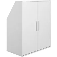 Gami Kleiderschrank UNDER Schrägschrank mit einer Tür