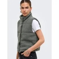 ONLY Plüschweste ONLSANDRA TEDDY WAISTCOAT LIFE OTW NOOS Kunstfaser