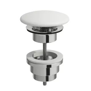 LAUFEN Ablaufventil H8981840000001 weiß, für Waschtisch, mit Ventilabdeckung Keramik
