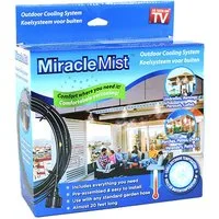 Stolz GmbH Brauseschlauch KÜHLSYSTEM Miracle Mist im Freien 6m Nebelzeile Outdoor Wassernebel 33, Terrasse Zerstäuber