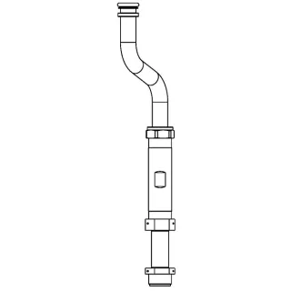 Wolf Anschlussset 8617349 für CAT-2, Warmwasserzähler