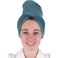 Betz Turban-Handtuch mit Knopf BERLIN Kopfhandtuch Haarturban, (1-St), mit Knopfverschluss