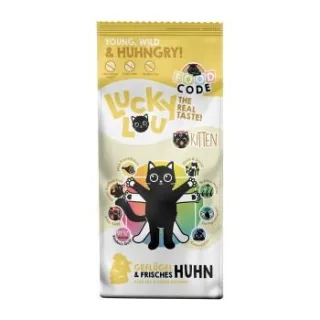 Lucky Lou Trockenfutter Katze Kitten, Food Code, Geflügel & Huhn 3 kg