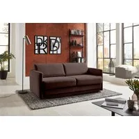 ATLANTIC home collection Schlafsofa Limone, Dauerschläfer,B: 178cm, Liegefläche: 140 x 200cm,inkl Matratze, für Dauerschläfer geeignet inklusive hochwertige Matratze