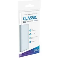 Ultimate Guard Sammelkarte 100 Classic Sleeves Resealable Standard (66x93mm) - transparent