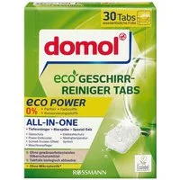 Domol eco Power Spülmaschinentabs (30 Tabs, ALL-IN-ONE)