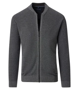 CASAMODA - Strickjacke anthrazit - Gr. - 3XL