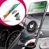 Mobilefox Smartphone-Halterung 360° Auto Magnet Kugelkopf Halterung Handy KFZ Halter für Universal